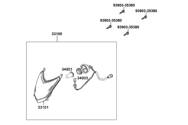 Framlampa - Strålkastare